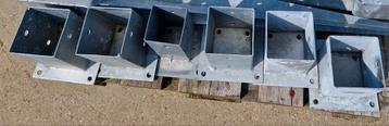 paalhouders gegalvaniseerd 5st 91x91x150mm 1st 71x71x150mm beschikbaar voor biedingen