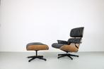 Vitra Eames Lounge Chair met Ottoman, Kersen, XL, Huis en Inrichting, Fauteuils, Ophalen, Nieuw, Leer