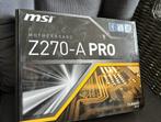 MSI Z270-A Pro - incl. Intel Core i3 processor en 4GB RAM, LGA 1151, Gebruikt, DDR4, Intel