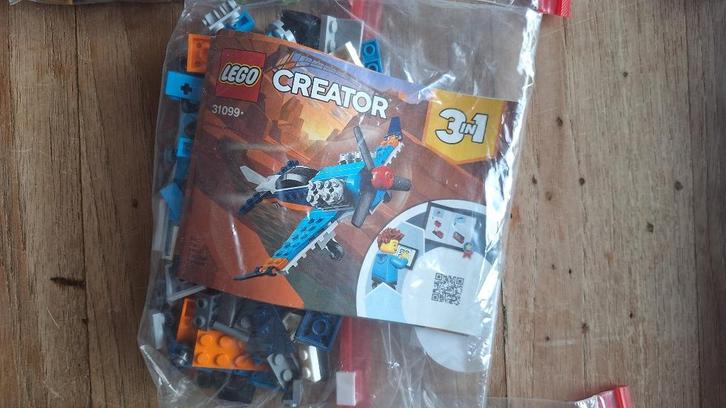 Lego Creator 31099 Propellorvliegtuig, Kinderen en Baby's, Speelgoed | Duplo en Lego, Zo goed als nieuw, Lego, Complete set, Ophalen of Verzenden
