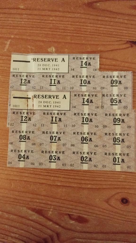 Rantsoenbonnen WO2, Verzamelen, Militaria | Algemeen, Overige soorten, Nederland, Ophalen