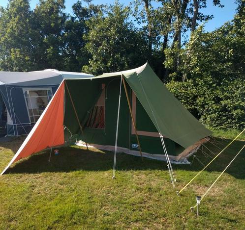 Mooie stormtent de Vrijbuiter, Caravans en Kamperen, Tenten, tot en met 4, Gebruikt, Ophalen