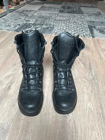 Zwarte Leren Boots , militaire kistjes- Maat 42 beschikbaar voor biedingen