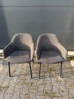 2 x nieuwe antraciet grijze eetkamerstoel, Huis en Inrichting, Stoelen, Ophalen, Zo goed als nieuw, Grijs, Vijf, Zes of meer stoelen