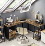 L-shaped Computer Desk VASAGLE, Ophalen, Zo goed als nieuw, Bureau