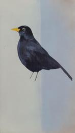 Schilderij merel, Ophalen of Verzenden