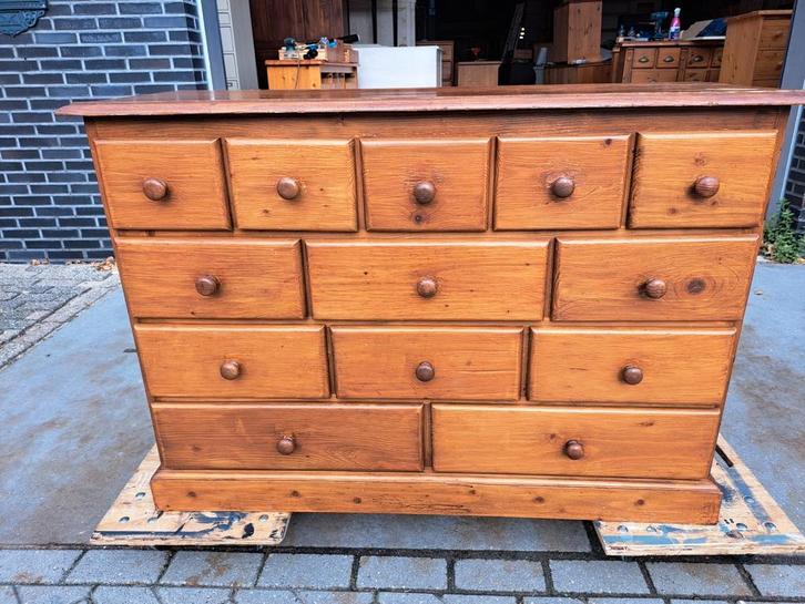 Grenen ladekast commode, Huis en Inrichting, Kasten | Ladekasten, Gebruikt, Minder dan 100 cm, 100 tot 150 cm, 25 tot 50 cm, Grenenhout