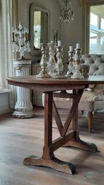 Antieke wijntafel (nuzzelspul), Ophalen, Gebruikt, Rond