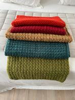 NIEUW DEKEN BABYDEKEN SPREI WIKKELDOEK WOL MOOIE HERFSTKLEUR, Ophalen of Verzenden, Zo goed als nieuw, 100 cm of meer, Deken