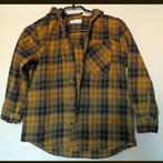 zwart/gele geblokte blouse, maat:134, Kinderen en Baby's, Kinderkleding | Maat 134, Gebruikt, Overhemd of Blouse, Ophalen of Verzenden