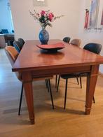 Kersenhouten Eettafel met 6 Stoelen - 213x90 cm, Huis en Inrichting, Tafels | Eettafels, Ophalen, Gebruikt, Klassiek, 200 cm of meer
