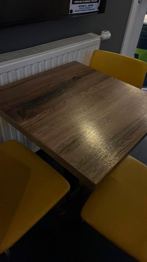 9 stuks horeca tafels 65x65, Huis en Inrichting, Tafels | Eettafels, Gebruikt, 50 tot 100 cm, 50 tot 100 cm, Vierkant, Ophalen