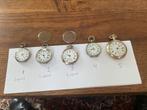 Lot zilveren zakhorloges, Antiek en Kunst, Antiek | Goud en Zilver, Verzenden, Zilver