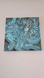 canvas met acrylverf, Antiek en Kunst, Ophalen of Verzenden
