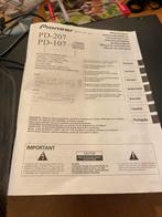 Pioneer cd speler pd 207, Audio, Tv en Foto, Cd-spelers, Ophalen of Verzenden, Zo goed als nieuw