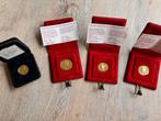 Gouden dukaat 3x enkel 1x dubbel 1985" 86" 88" 89", Ophalen of Verzenden, Koningin Beatrix, Overige waardes, Goud