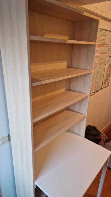 Ikea Billy Boekenkast met Bureau - Eikenpatroon