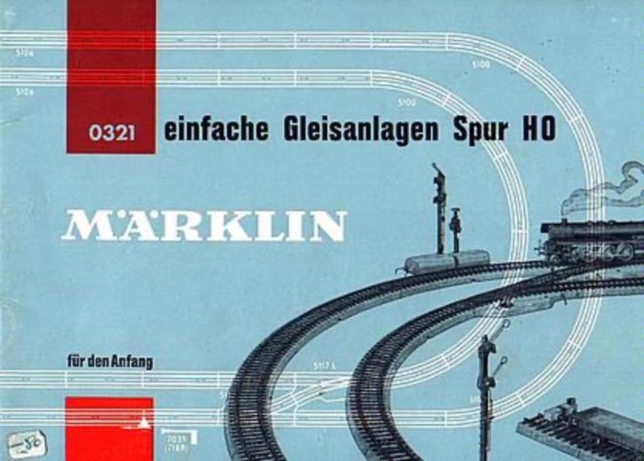 Märklin Banenboekje voor M-rails 0321, Hobby en Vrije tijd, Modeltreinen | H0, Gebruikt, Boek, Tijdschrift of Catalogus, Wisselstroom