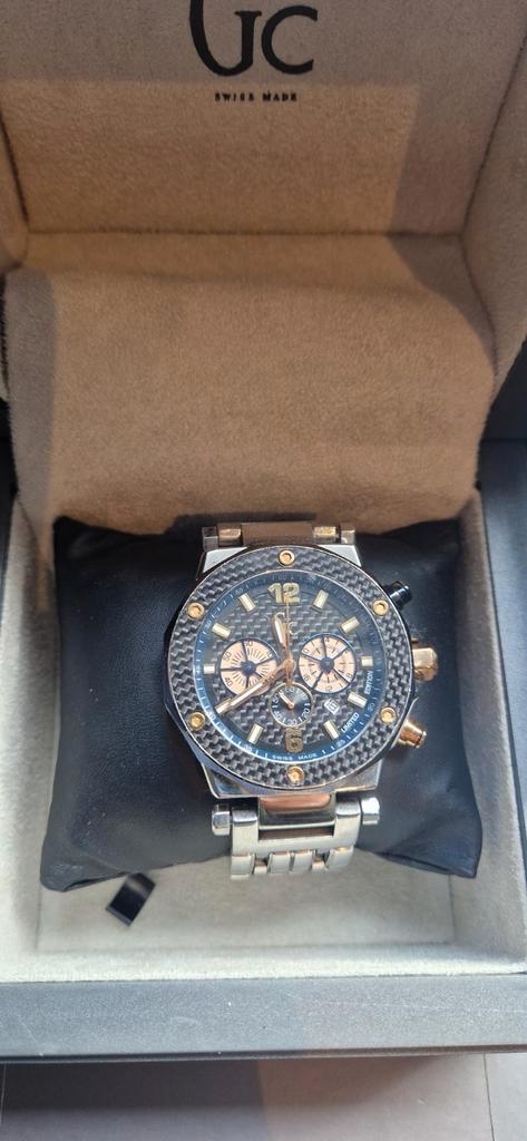 Guess collection 20 anniversary in zeer goede staat., Sieraden, Tassen en Uiterlijk, Horloges | Heren, Gebruikt, Polshorloge, Overige merken