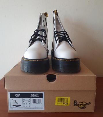 boots veterschoenen Dr. Martens Jadon Smooth 39 wit NIEUW