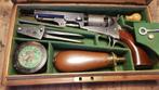Cased Colt Pocket revolver antiek., Antiek en Kunst, Ophalen of Verzenden