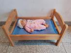 Houten Poppenbedje, Ophalen, Zo goed als nieuw, Babypop