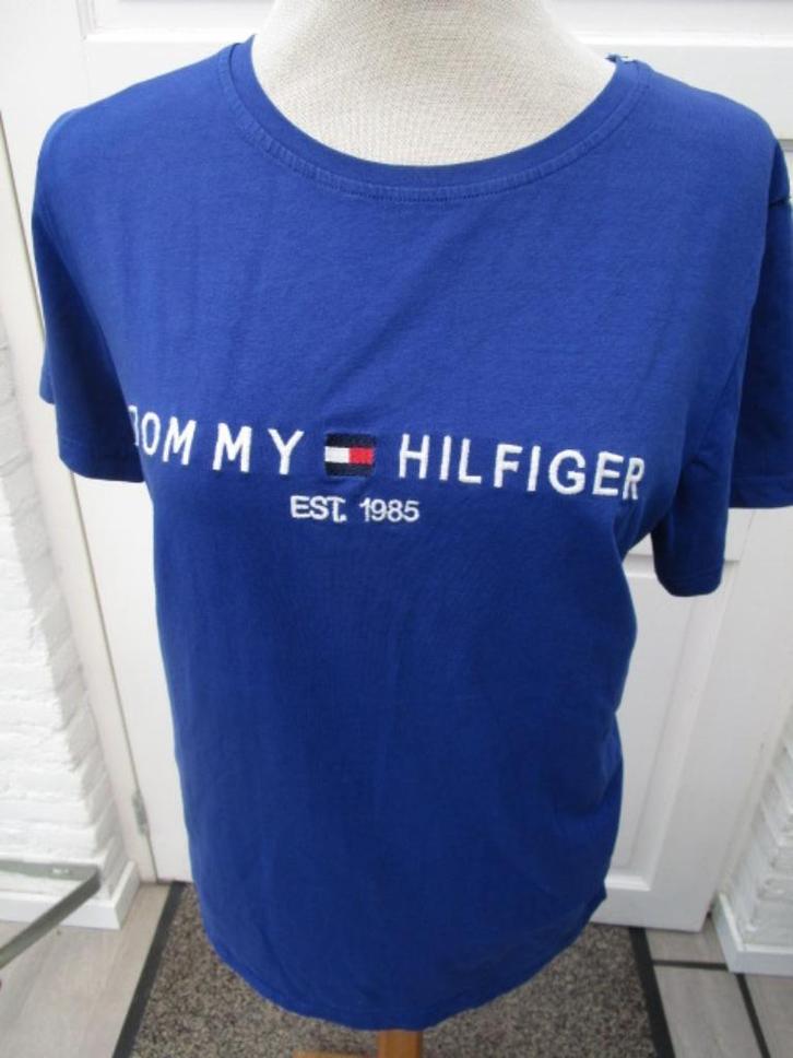 Tommy Hifiger stretch top maat XXL valt als (echte) L, Kleding | Dames, Tops, Zo goed als nieuw, Maat 42/44 (L), Blauw, Korte mouw