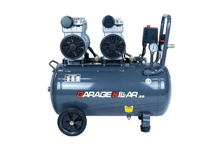 GarageKillar 50 Liter Low Noise Air Compressor, Doe-het-zelf en Verbouw, Compressors, Nieuw, 6 tot 10 bar, 25 tot 100 liter, 200 tot 400 liter/min
