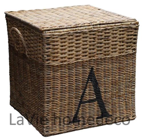 Opbergbox van riet A, Huis en Inrichting, Woonaccessoires | Overige, Nieuw, Verzenden