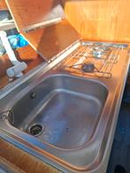 Wasbak/ gasfornuis voor camper of boot . Ziet er netjes uit., Caravans en Kamperen, Camper-accessoires, Ophalen of Verzenden
