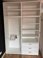 KEA PLATSA kastsysteem – 242h x 160b x 55d – wit, Ophalen, 200 cm of meer, 150 tot 200 cm, Met hangruimte