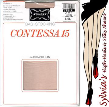 Kunert Contessa 15 denier sheer nylons m. I (schoenm. 35/37) beschikbaar voor biedingen