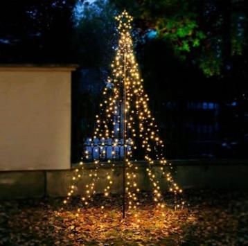 kerstboom - vlaggenmastverlichting  2,5 meter inclusief mast beschikbaar voor biedingen