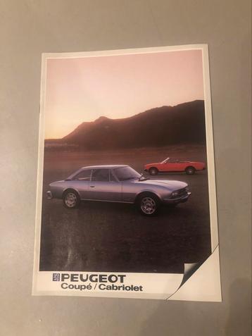 Folders Peugeot 504 coupe/cabriolet beschikbaar voor biedingen