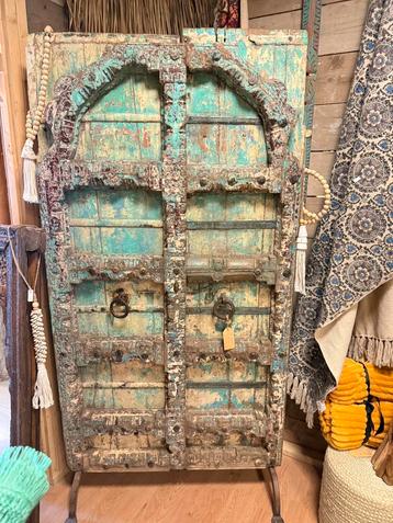 Prachtige India/ Ibiza style poortdeuren beschikbaar voor biedingen