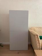 Ikea Besta kast met glazen plaat en lappviken deurtjes, Ophalen, Zo goed als nieuw