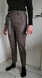 nep leren broek, taupe, polyurethane, Maat 38/40 (M), Overige kleuren, Knit-ted, Ophalen of Verzenden