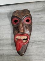 Houten wandmasker indonesie, Ophalen of Verzenden