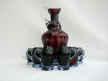 Likeurstel - kan met 6 glazen bekertjes - SKLO (attr) beschikbaar voor biedingen