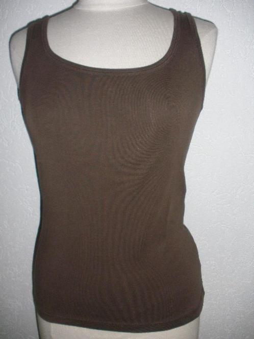 H&M LOGG top bruin maat S, Kleding | Dames, Tops, Zo goed als nieuw, Bruin, Zonder mouw, Ophalen of Verzenden