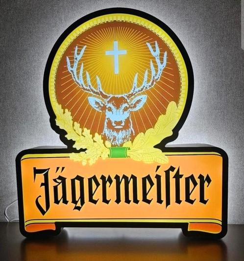 Unieke Jägermeister ledverlichting, reclameverlichting, Verzamelen, Biermerken, Nieuw, Overige merken, Ophalen of Verzenden