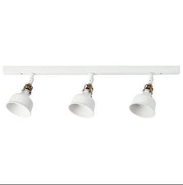IKEA RANARP plafondrails 3 spots wit/ecru beschikbaar voor biedingen