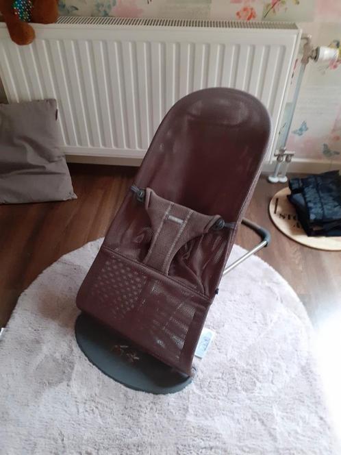 Zgan! BabyBjörn Bliss MESH wipstoel choco bruin - Baby Björn, Kinderen en Baby's, Wipstoeltjes, Zo goed als nieuw, Wipstoel, Overige merken
