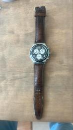 Swatch horloge heren defect, Sieraden, Tassen en Uiterlijk, Horloges | Heren, Verzenden, Polshorloge, Swatch, Leer