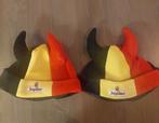 2 Belgische duivels-mutsjes van Jupiler, Carnaval, Onbekend, Maat 48/50 (M), Nieuw