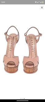 Casadei sandals maat 38.5 beige leer, Kleding | Dames, Schoenen, Ophalen of Verzenden, Zo goed als nieuw, Beige