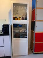 Ikea Besta vitrinekast wit, Huis en Inrichting, Overige materialen, 150 tot 200 cm, 25 tot 50 cm, Met deur(en)