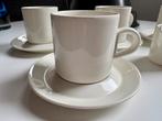 Arabia Moreeni koffiekoppen crème 4x, Huis en Inrichting, Keuken | Servies, Ophalen, Keramiek, Zo goed als nieuw, Effen