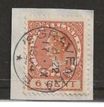 S- Ned. gestempeld 's-Gravenhage op zegel met perfins, Postzegels en Munten, Ophalen of Verzenden, Gestempeld