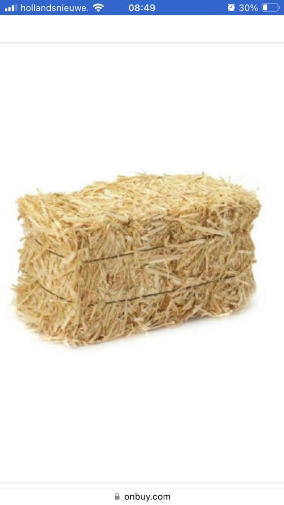 Stro kleine balen gratis, Dieren en Toebehoren, Stalling en Weidegang, Toebehoren, 1 paard of pony